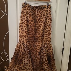 Zimmermann's Crushed Panel Silk And Organiza Maxi Runway Skirt Sold Out NWT (M)